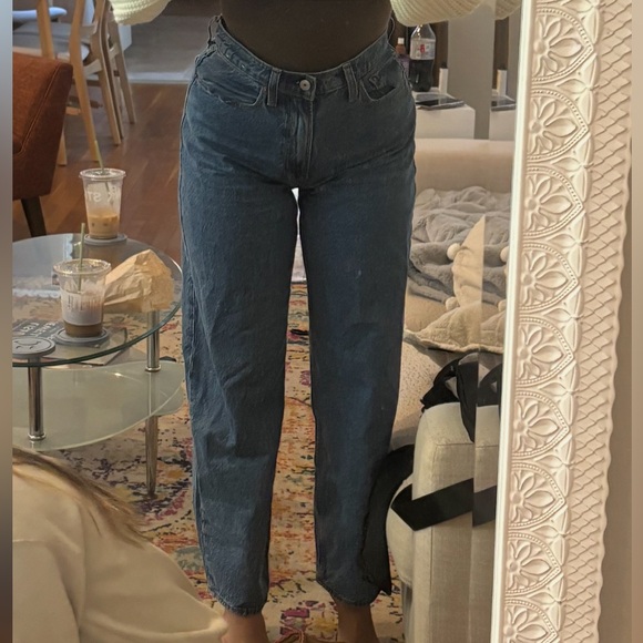 Abercrombie High Rise Taper Jeans 25 Short - Picture 4 of 5